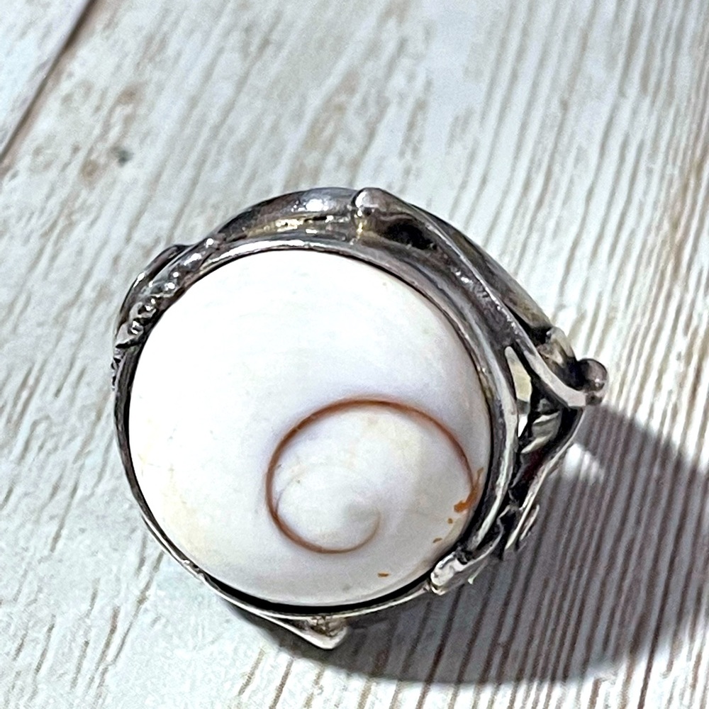 Sterling silver 925 shiva eye ring